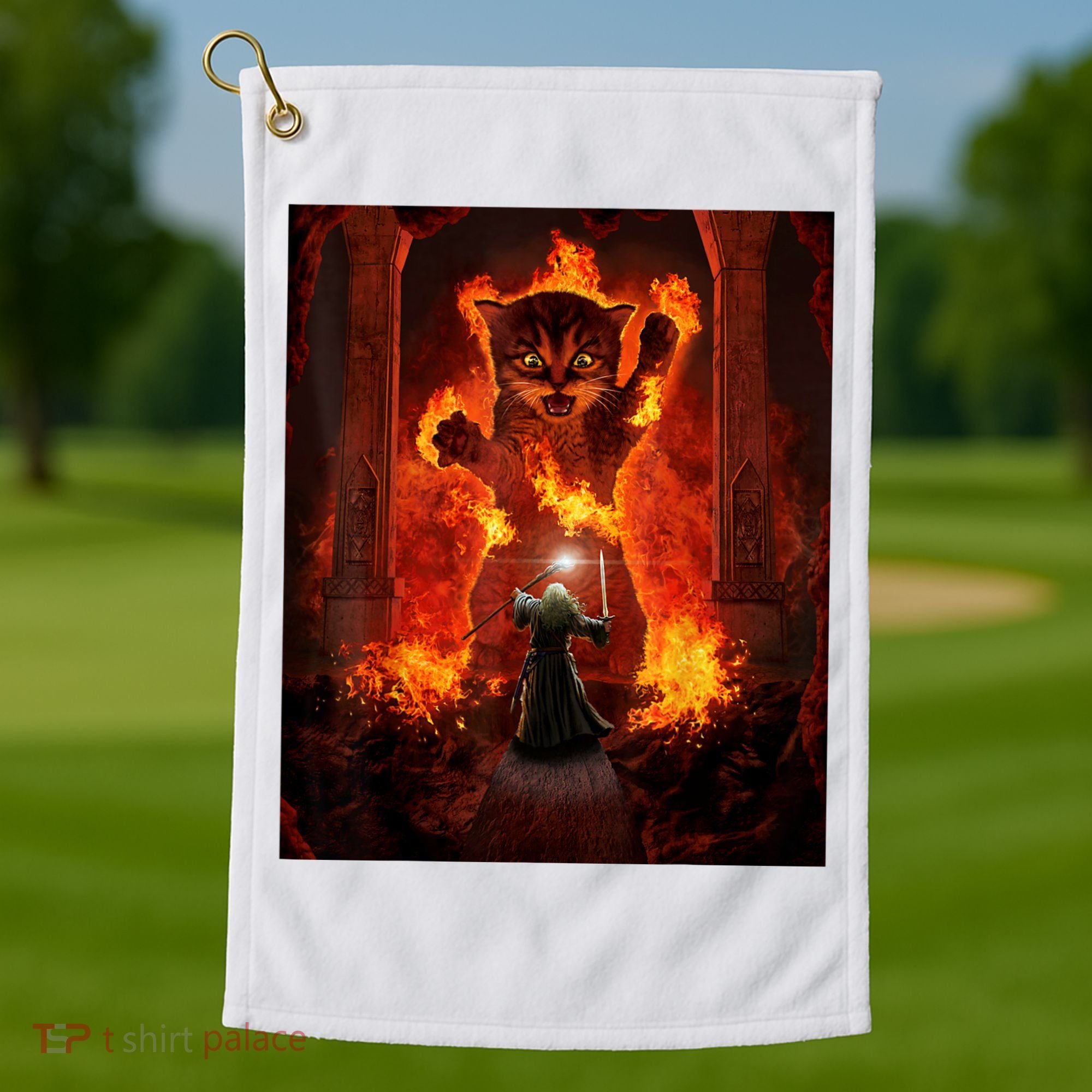 Balrog Cat Golf Towel
