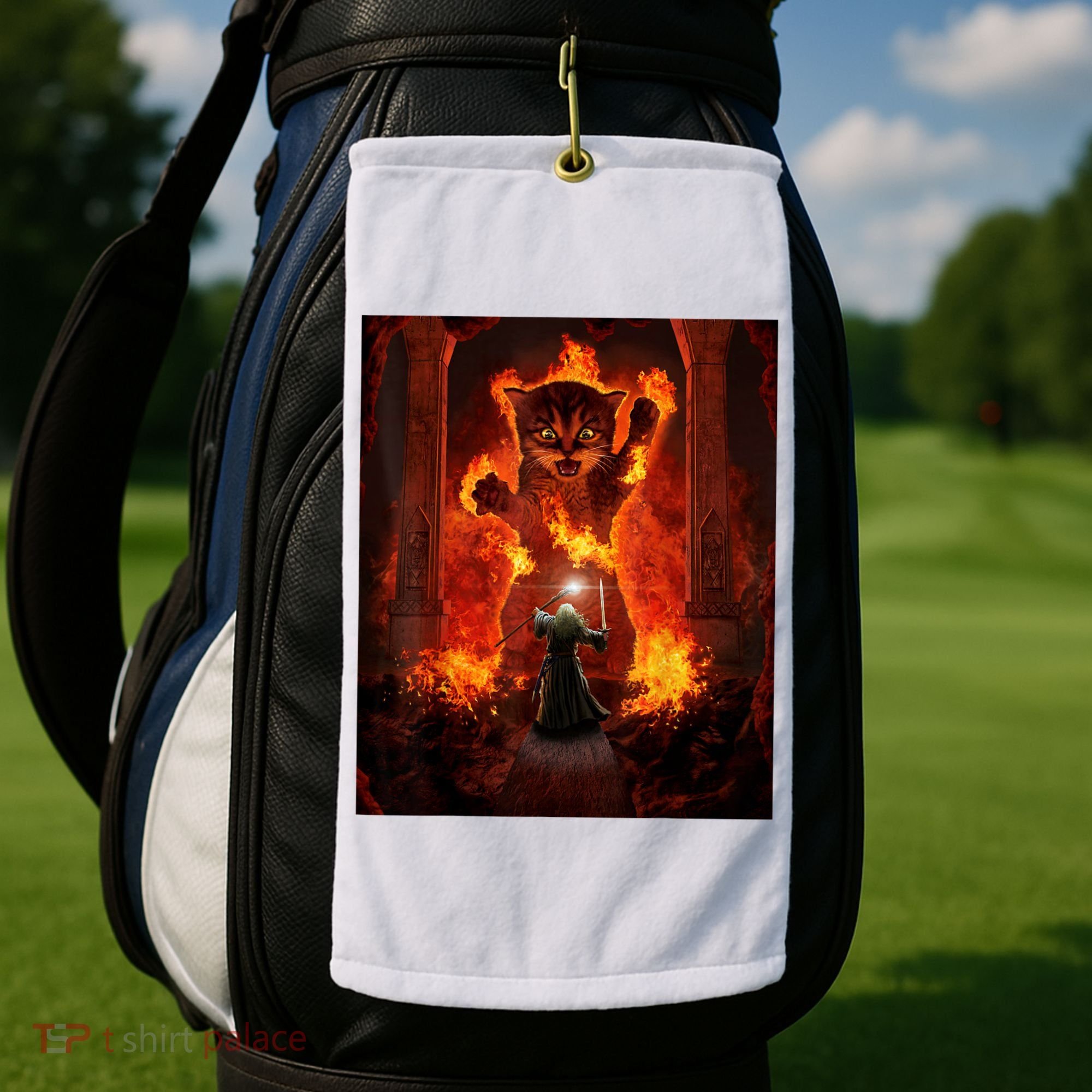 Balrog Cat Golf Towel