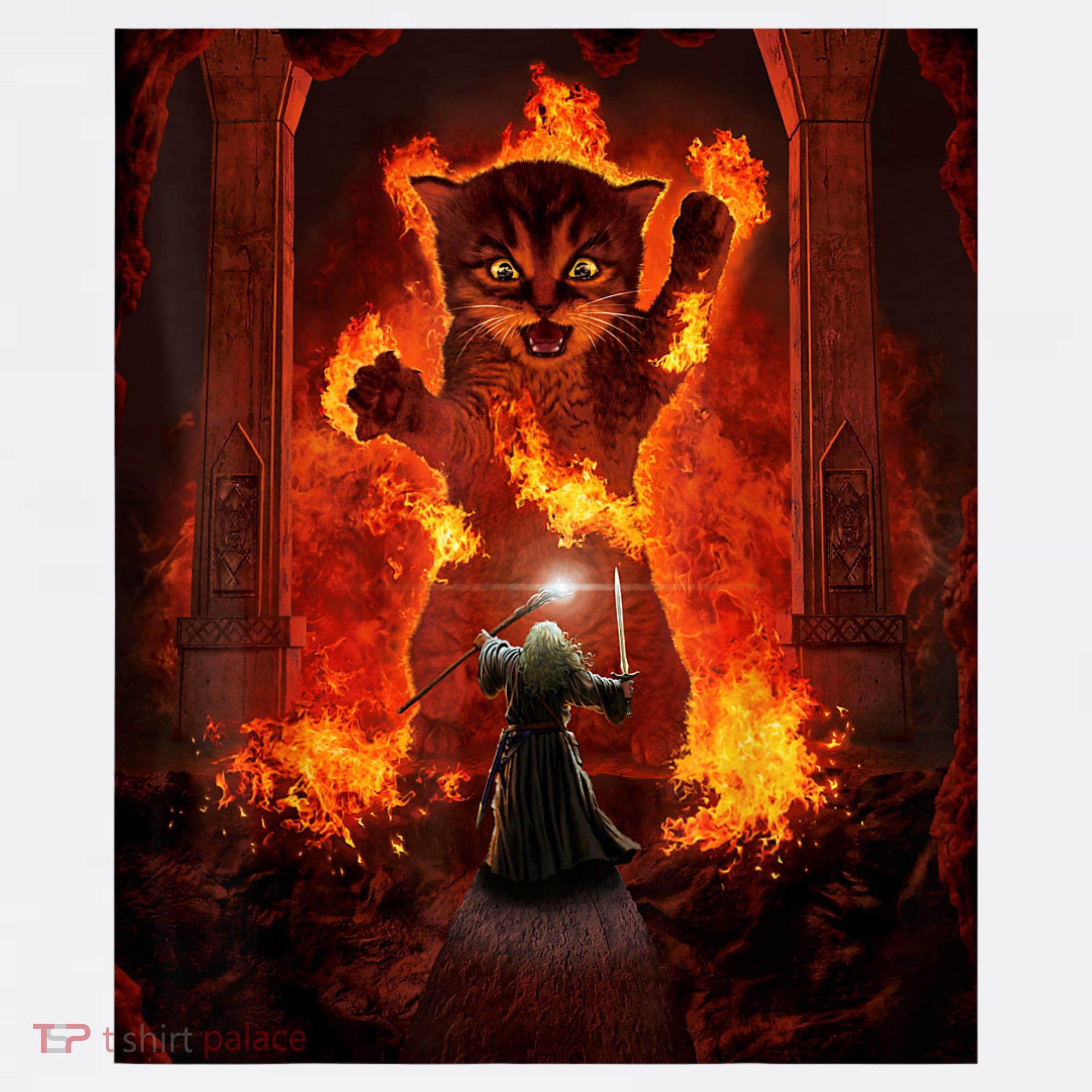 Balrog Cat Golf Towel