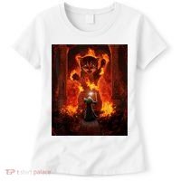 Balrog Cat Women's T-Shirt thumb 0