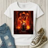 Balrog Cat Women's T-Shirt thumb 3
