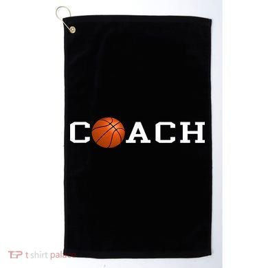 Basketball Coach Golf Towel