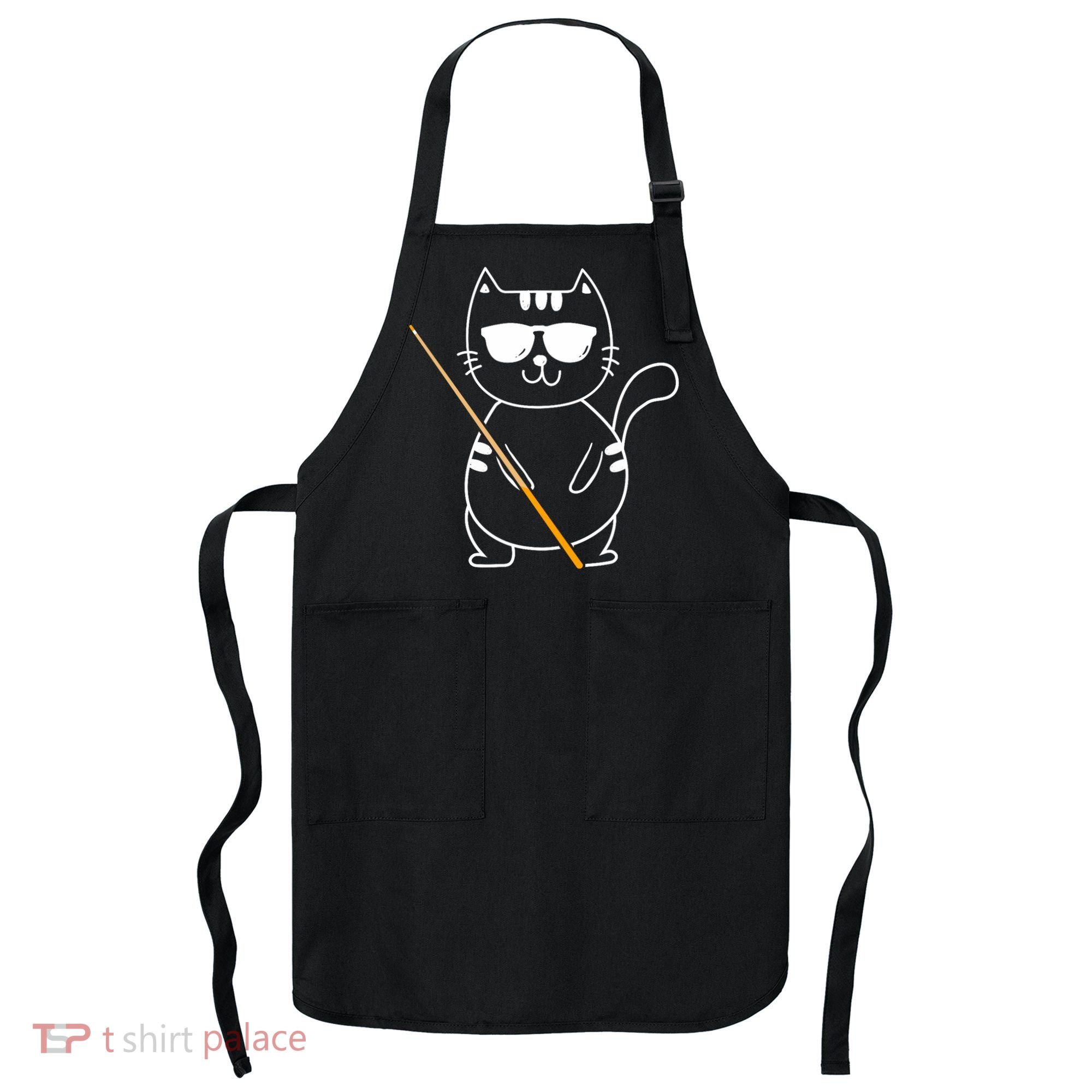 Billiard Cat Billiard Player Billard 8ball Pool Snooker Apron