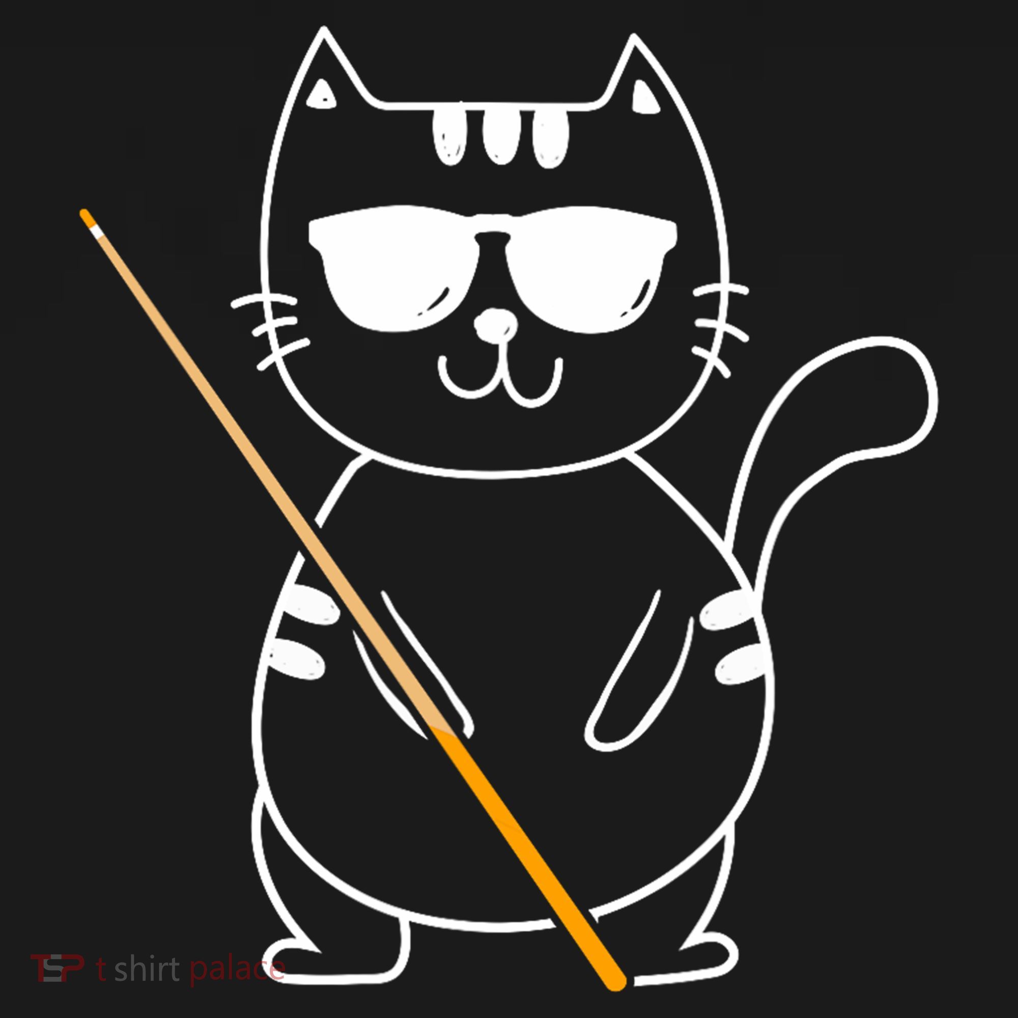 Billiard Cat Billiard Player Billard 8ball Pool Snooker Apron