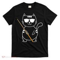 Billiard Cat Billiard Player Billard 8ball Pool Snooker T-Shirt thumb 0