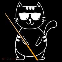 Billiard Cat Billiard Player Billard 8ball Pool Snooker Women's Hoodie thumb 2