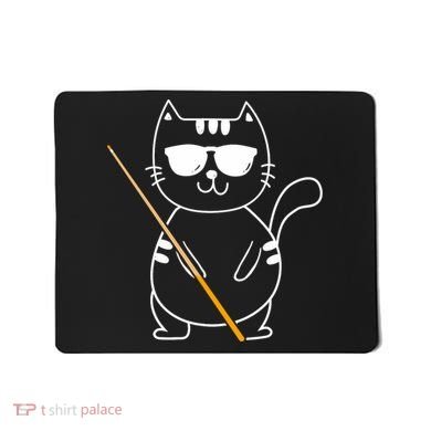 Billiard Cat Billiard Player Billard 8ball Pool Snooker Mousepad