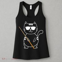 Billiard Cat Billiard Player Billard 8ball Pool Snooker Women's Tank Top thumb 3