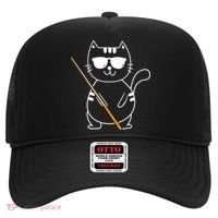 Billiard Cat Billiard Player Billard 8ball Pool Snooker Hat thumb 0