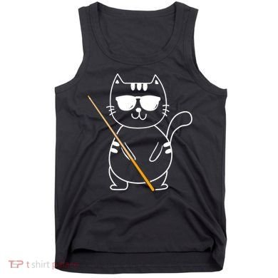 Billiard Cat Billiard Player Billard 8ball Pool Snooker Tank Top
