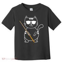 Billiard Cat Billiard Player Billard 8ball Pool Snooker Toddler T-Shirt thumb 0