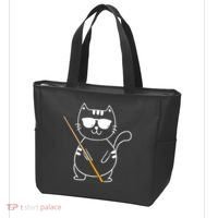 Billiard Cat Billiard Player Billard 8ball Pool Snooker Tote Bag thumb 3