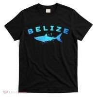 Belize Caribbean Beach Vacation Diving Trip Vintage Shark T-Shirt thumb 0