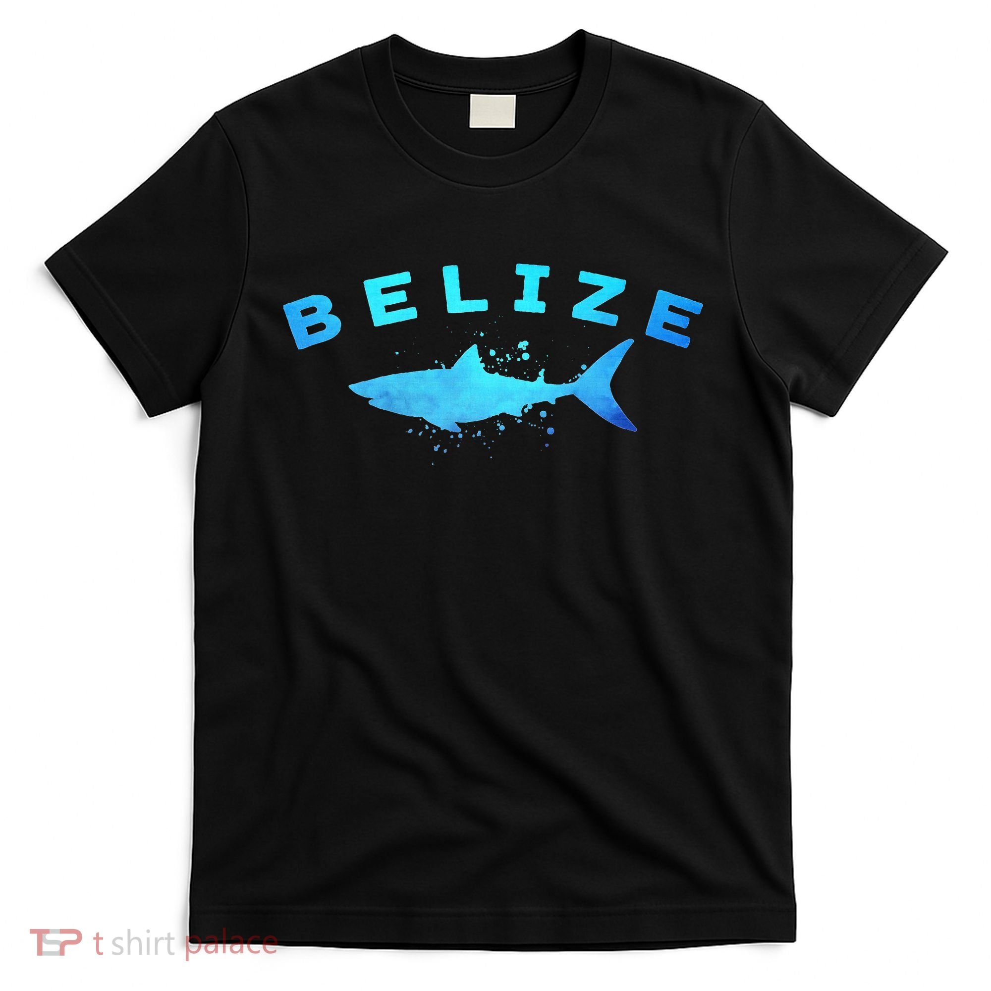Belize Caribbean Beach Vacation Diving Trip Vintage Shark T-Shirt