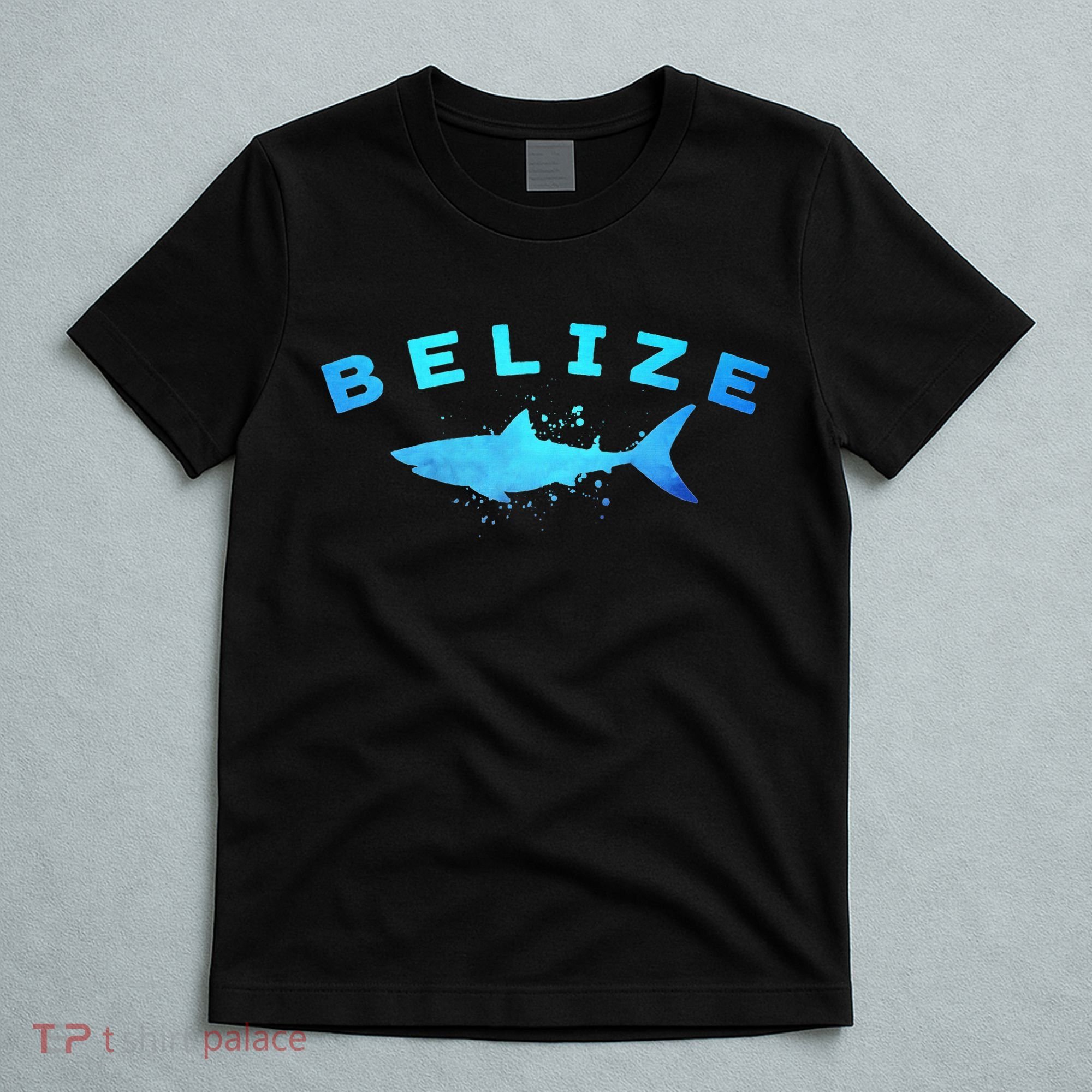 Belize Caribbean Beach Vacation Diving Trip Vintage Shark T-Shirt