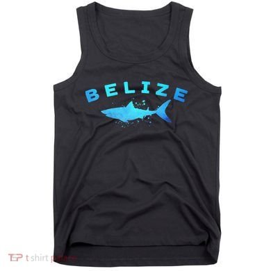 Belize Caribbean Beach Vacation Diving Trip Vintage Shark Tank Top
