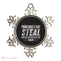 Baseball Coach Baseball Gifts Thou Shall Not Steal Ornament thumb 0
