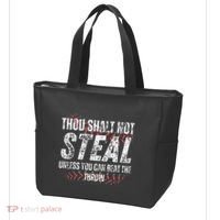 Baseball Coach Baseball Gifts Thou Shall Not Steal Tote Bag thumb 3