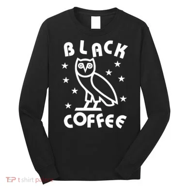 Black Coffee Long Sleeve Shirt