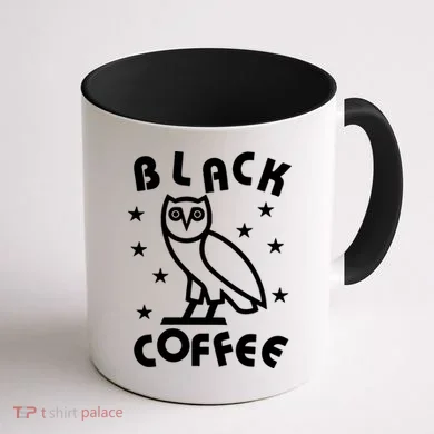 Black Coffee Coffee Mug back
