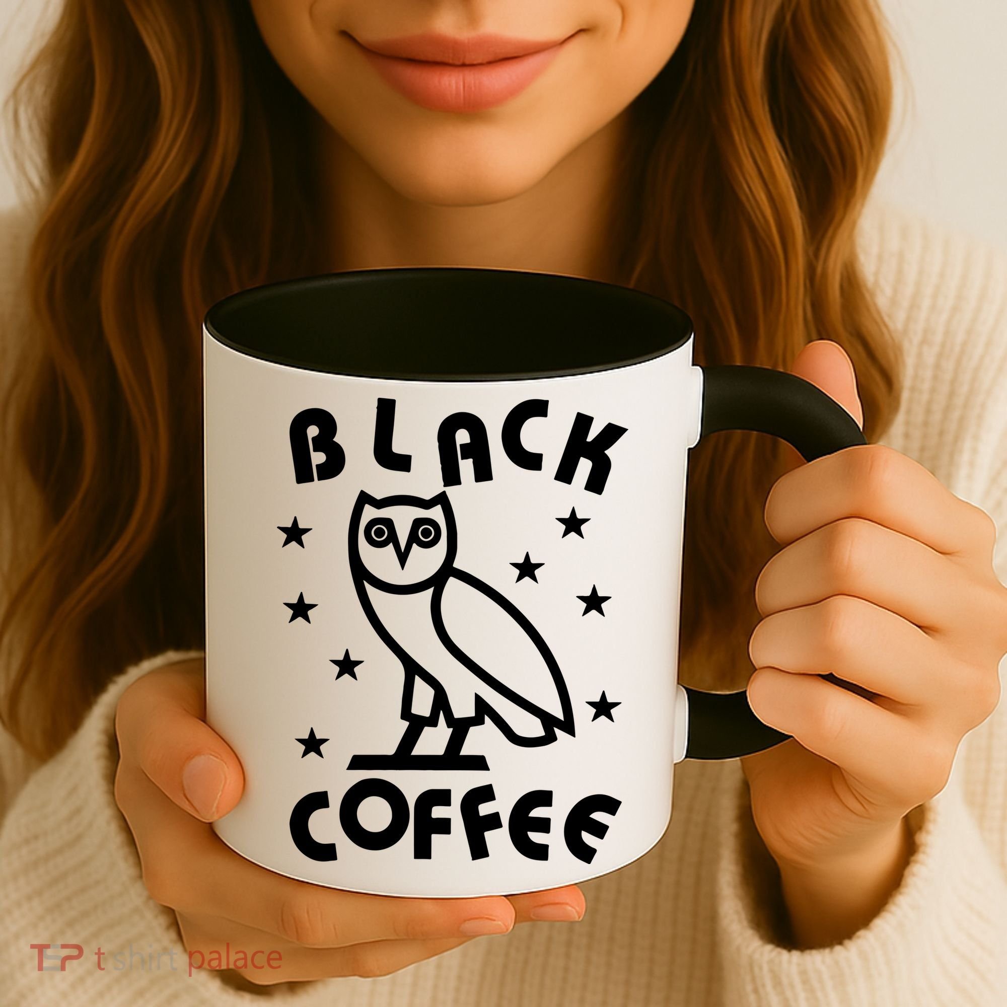 Black Coffee Coffee Mug