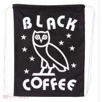Black Coffee Drawstring Bag thumb 0