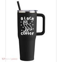 Black Coffee 40oz Vacuum Insulated Stainless Steel Travel Tumbler thumb 0