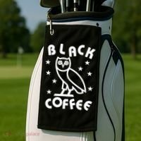 Black Coffee Golf Towel thumb 2