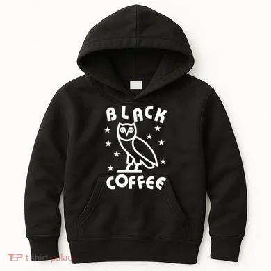 Black Coffee Kids Hoodie