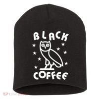 Black Coffee Short Acrylic Beanie thumb 0