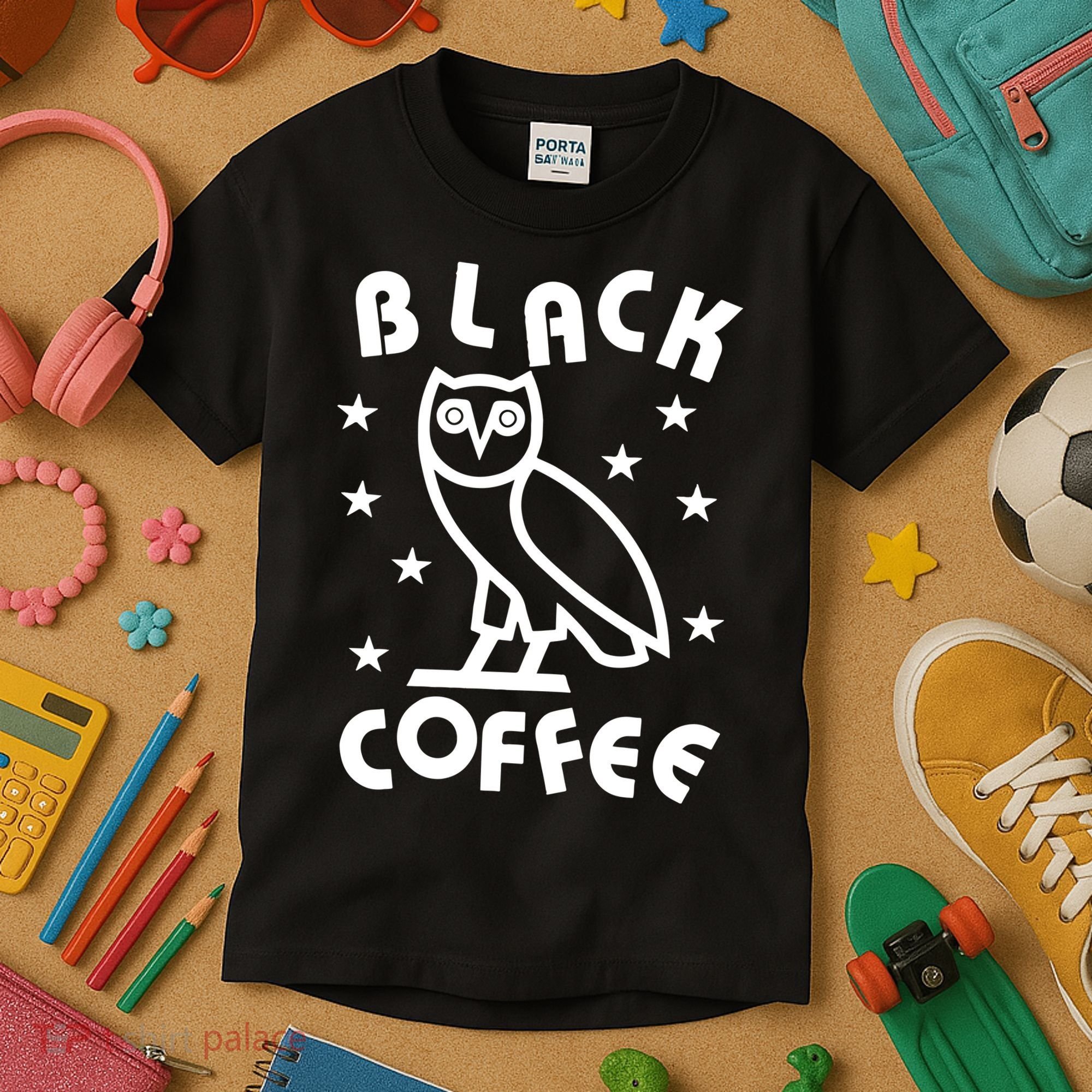 Black Coffee Kids T-Shirt