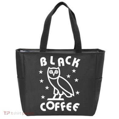 Black Coffee Tote Bag