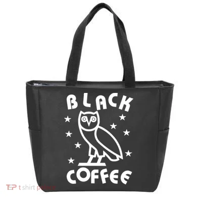 Black Coffee Tote Bag