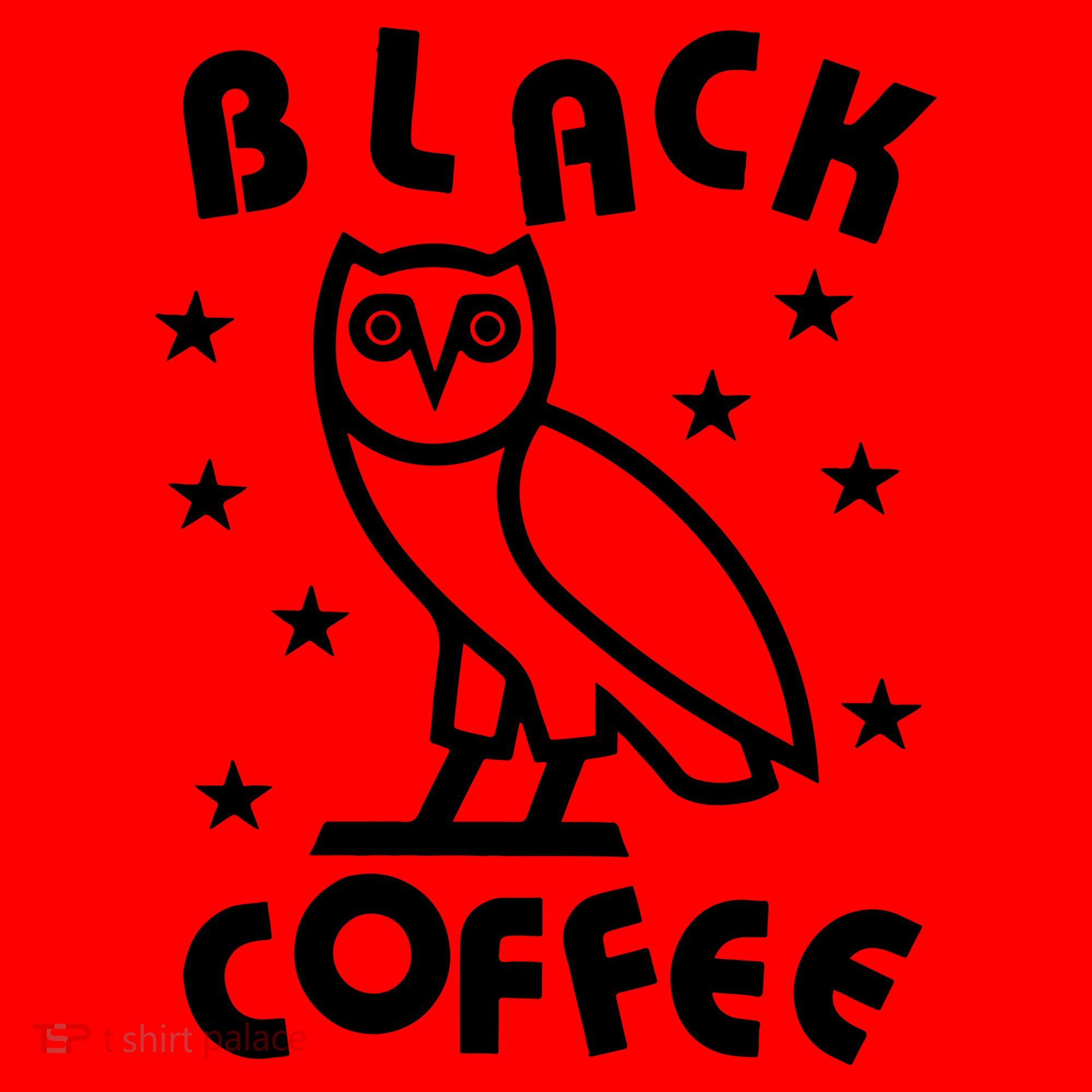 Black Coffee Santa Hat