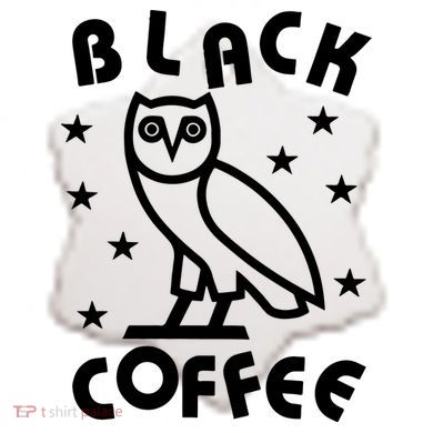 Black Coffee Ceramic Ornament