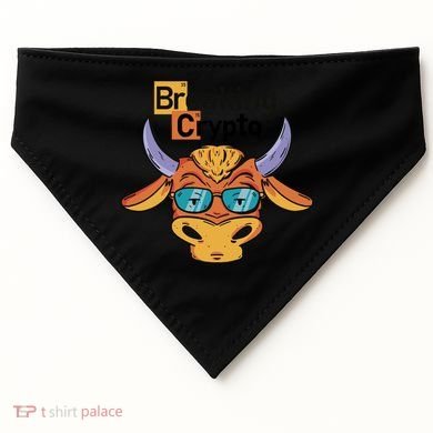 Breaking Crypto Bull USA-Made Doggie Bandana