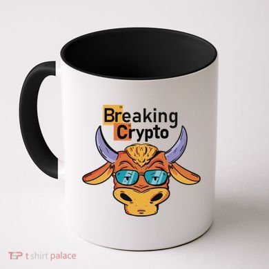 Breaking Crypto Bull Coffee Mug