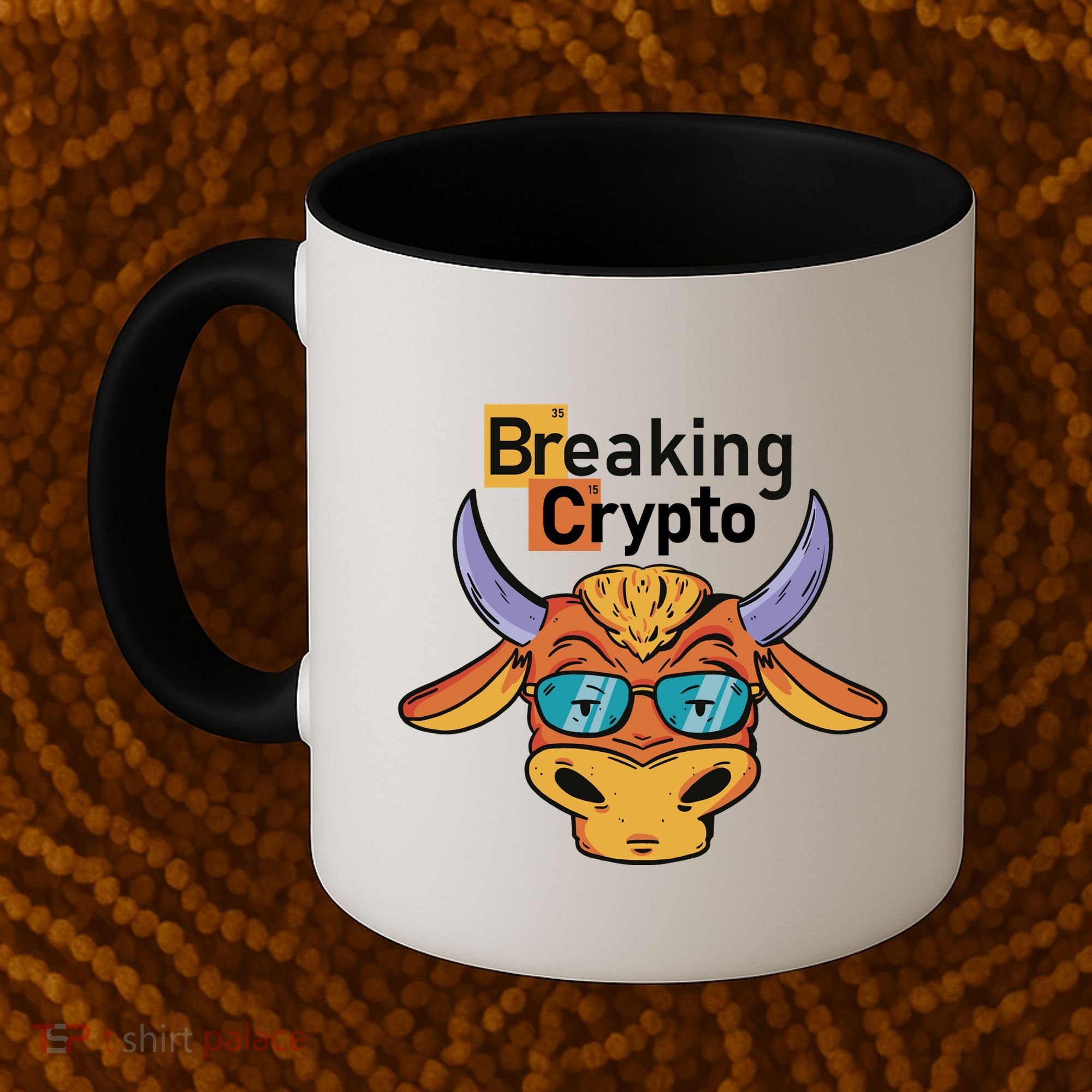 Breaking Crypto Bull Coffee Mug