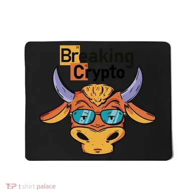 Breaking Crypto Bull Mousepad