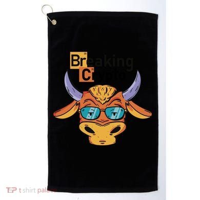 Breaking Crypto Bull Golf Towel