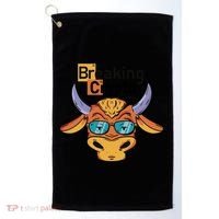 Breaking Crypto Bull Golf Towel thumb 0