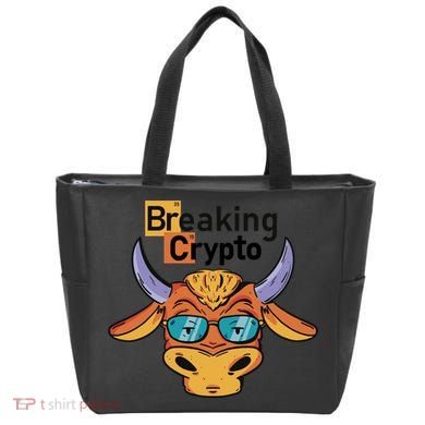 Breaking Crypto Bull Tote Bag