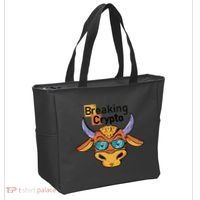 Breaking Crypto Bull Tote Bag thumb 2