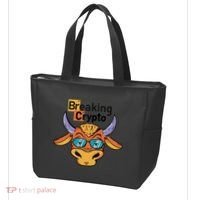 Breaking Crypto Bull Tote Bag thumb 3