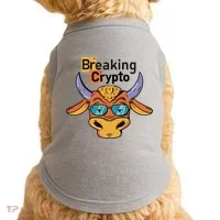 Breaking Crypto Bull Doggie Tank thumb 0