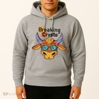 Breaking Crypto Bull Hoodie thumb 2