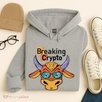 Breaking Crypto Bull Hoodie thumb 4