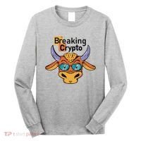 Breaking Crypto Bull Long Sleeve Shirt thumb 0