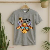 Breaking Crypto Bull T-Shirt thumb 2