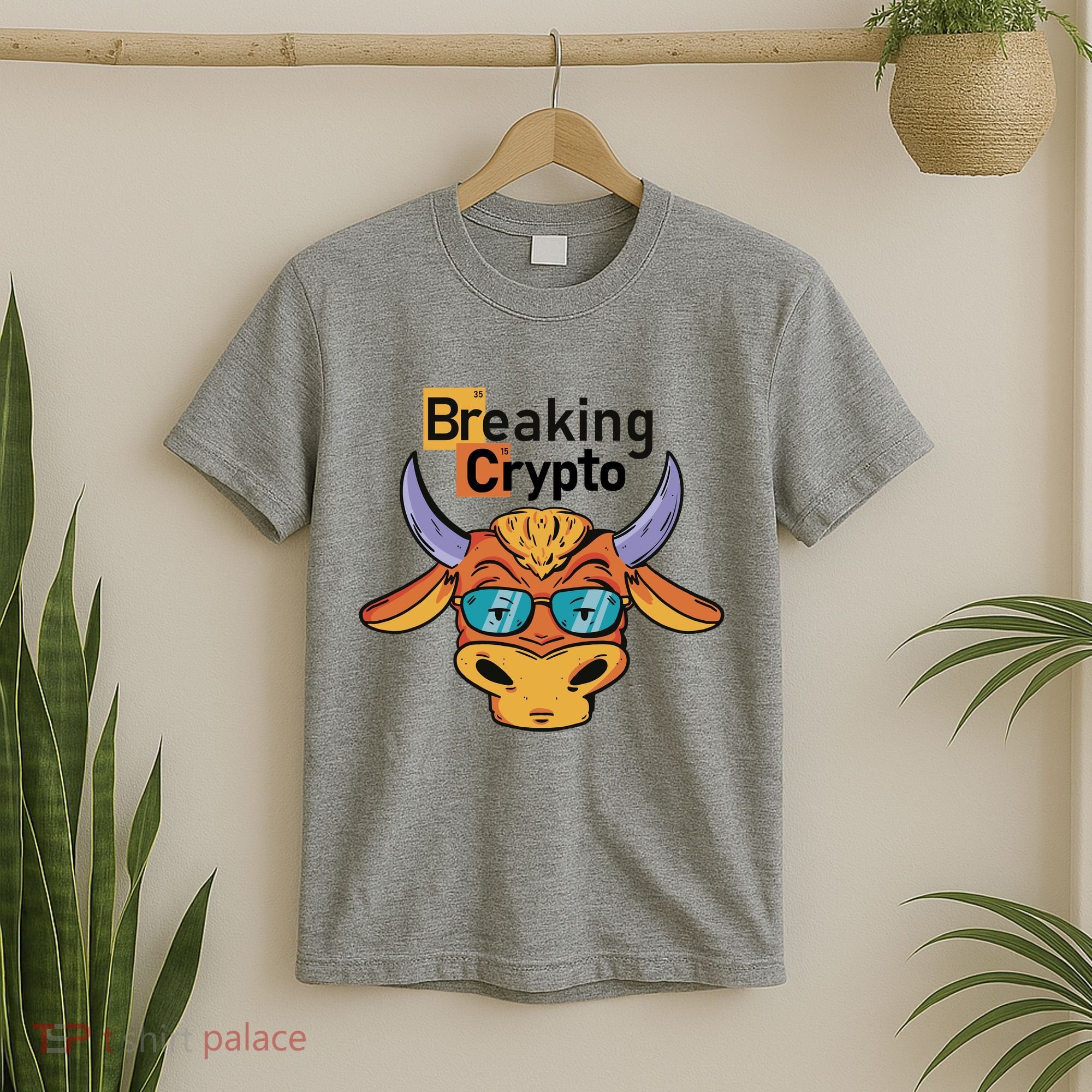 Breaking Crypto Bull T-Shirt